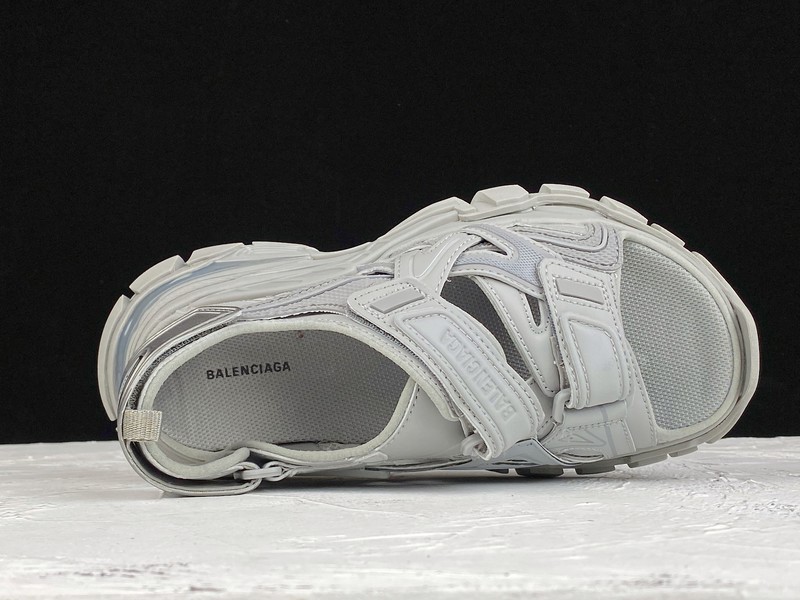 Get Balenciaga Track 4.0 Sandal Light Gray/Light Gray 11