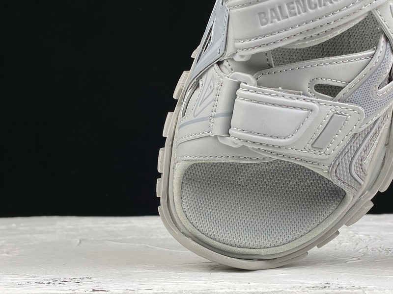 Get Balenciaga Track 4.0 Sandal Light Gray/Light Gray 25