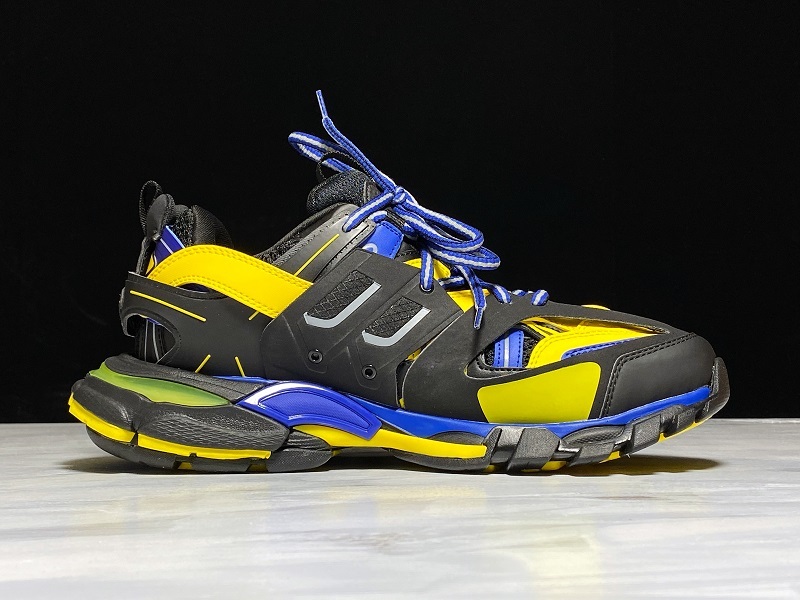 Get Track 2.0 Sneaker Black/Blue/Yellow 9