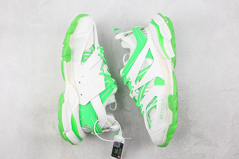 Ok Balenciaga Track 3.0 Sneakers White/White/Green 17