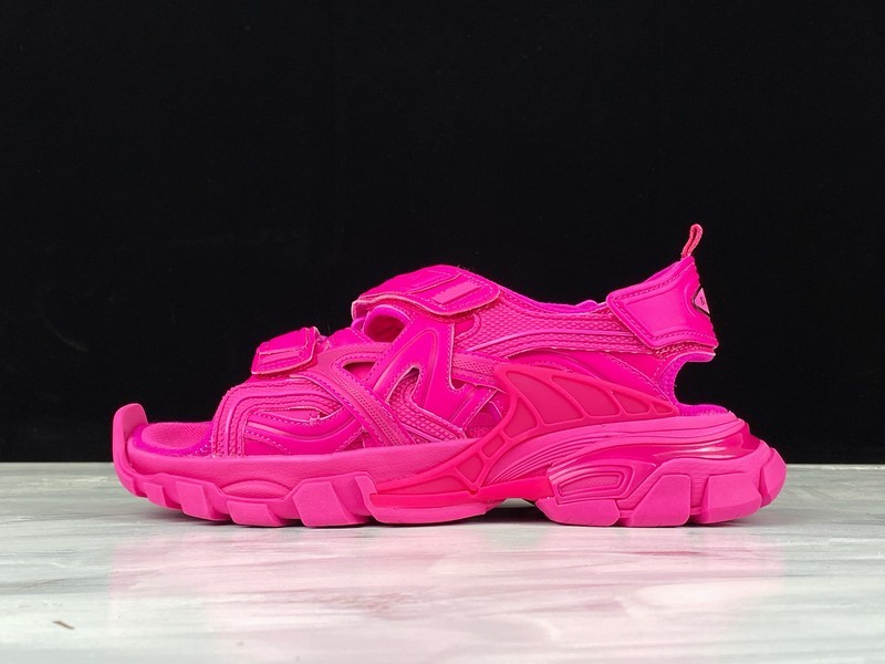 Ok Balenciaga Track 4.0 Sandals Pink/Pink 3