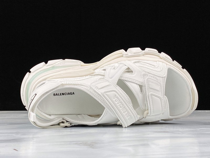 Ok Balenciaga Track 4.0 Sandals White/White 5