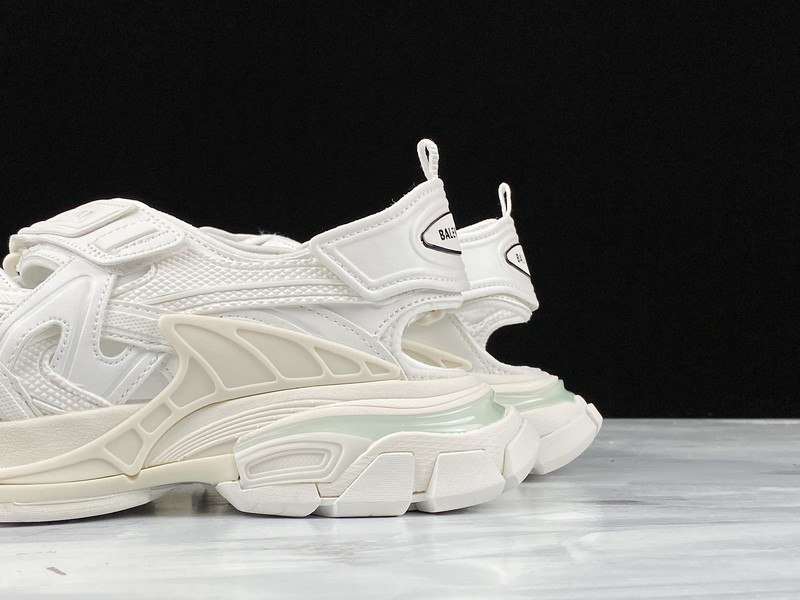 Ok Balenciaga Track 4.0 Sandals White/White 7