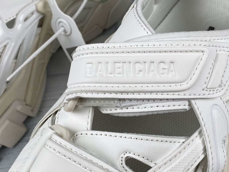 Ok Balenciaga Track 4.0 Sandals White/White 9