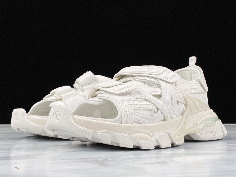 Ok Balenciaga Track 4.0 Sandals White/White 17