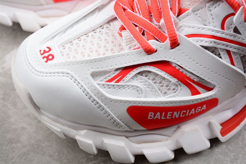 Balenciaga Track Sneakers Light Grey/Red/White 19