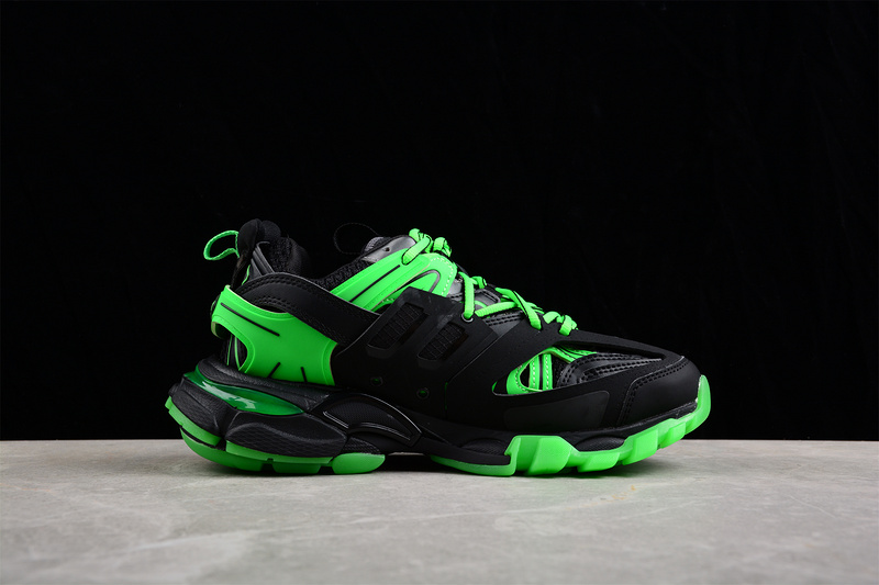 Balenciaga Track 3.0 Sneaker Black/Black/Green 15