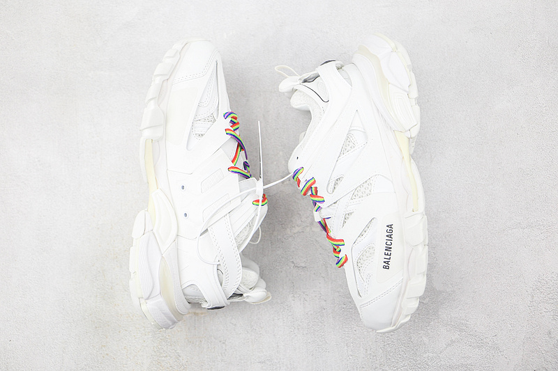 Ok Balenciaga Track Mule Clear Sole Sneakers 3.0 White/Multi-Color 11