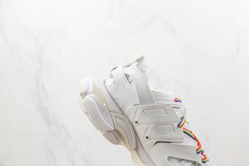 Ok Balenciaga Track Mule Clear Sole Sneakers 3.0 White/Multi-Color 13