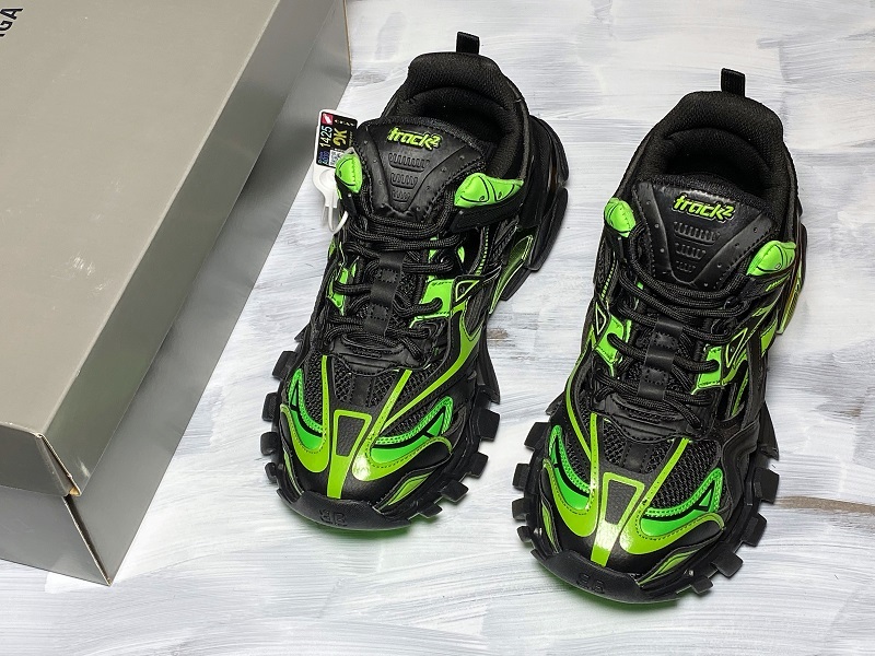 Ok Balenciaga Track 2.0 Sneaker Black/Green 19