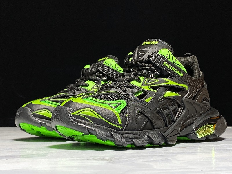 Ok Balenciaga Track 2.0 Sneaker Black/Green 23