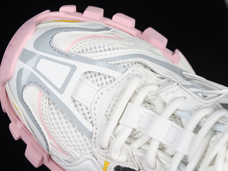 Balenciaga Track 4.0 Sneakers White/Yellow/Pink 3