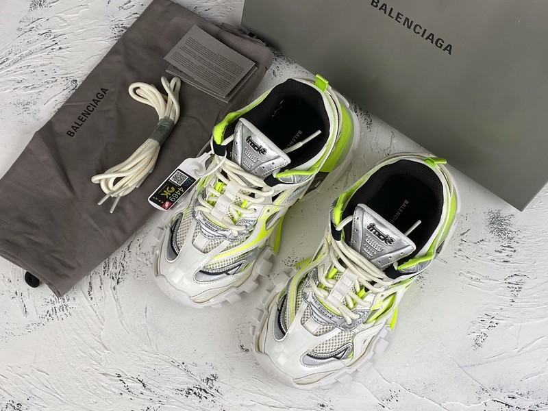 Ok Balenciaga Track 2.0 Sneaker White/Green 13