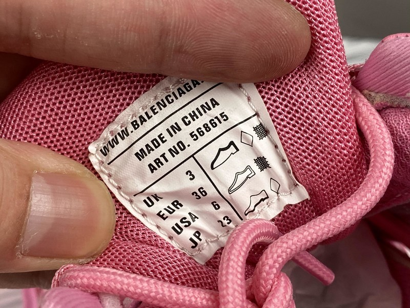 Pk Balenciaga Track 2.0 Light Pink/Pink 5