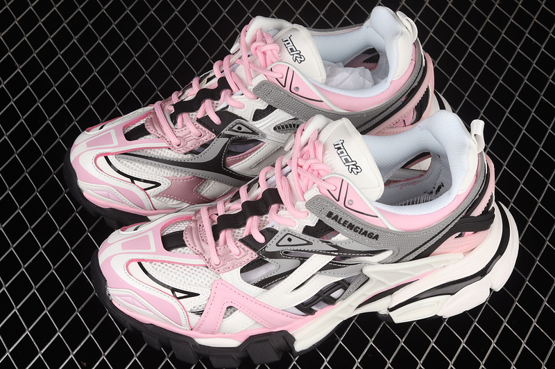 Balenciaga Track 4.0 Sneakers White/Light Pink/Grey 3