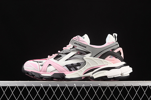 Balenciaga Track 4.0 Sneakers White/Light Pink/Grey 11