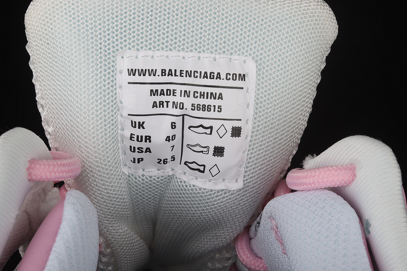 Balenciaga Track 4.0 Sneakers White/Light Pink/Grey 15