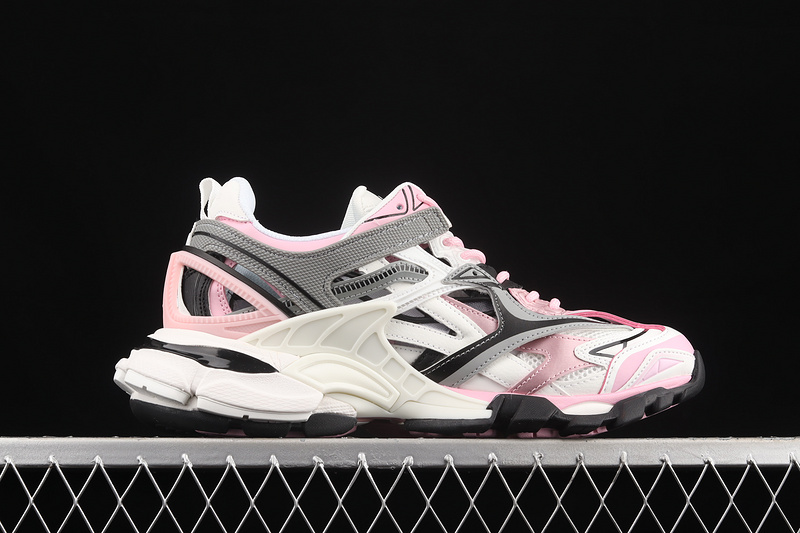 Balenciaga Track 4.0 Sneakers White/Light Pink/Grey 27