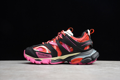 Get Track 2.0 Sneaker Black/Red/Pink 3