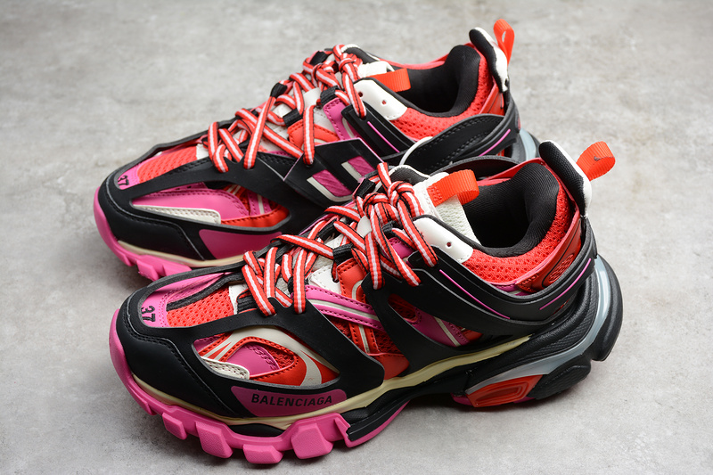 Get Track 2.0 Sneaker Black/Red/Pink 5