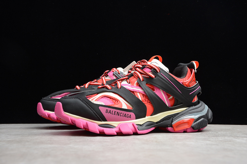 Get Track 2.0 Sneaker Black/Red/Pink 9