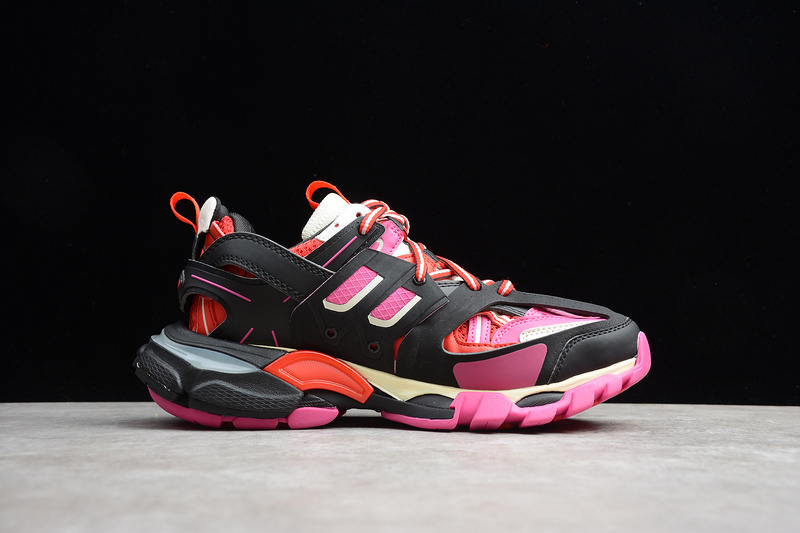 Get Track 2.0 Sneaker Black/Red/Pink 21