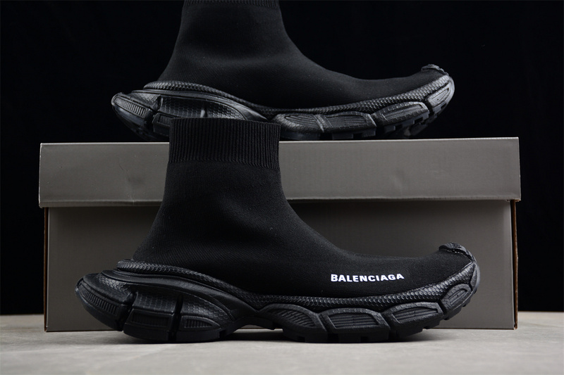 Balenciaga Sock 3Xl Black 5