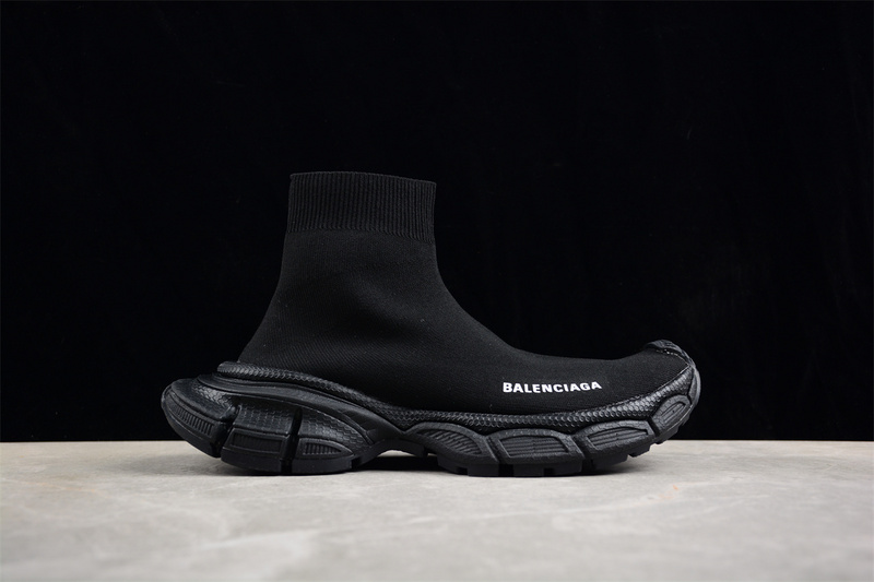 Balenciaga Sock 3Xl Black 17