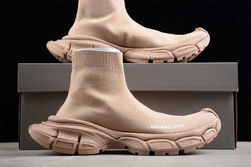 Balenciaga Sock 3Xl Brown 17