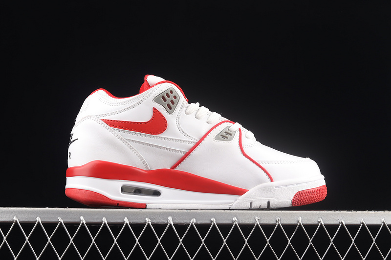 Air Flight 89 Ron Harper White/White/University Red-Black 5