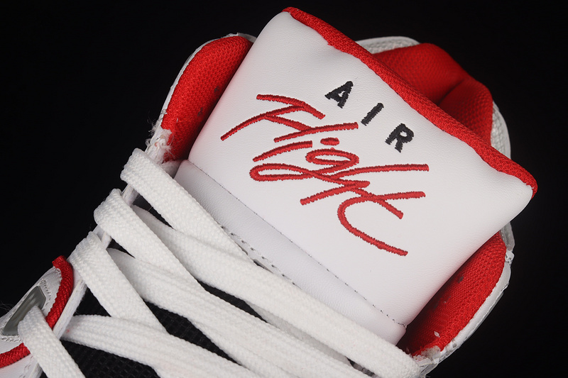 Air Flight 89 Ron Harper White/White/University Red-Black 19