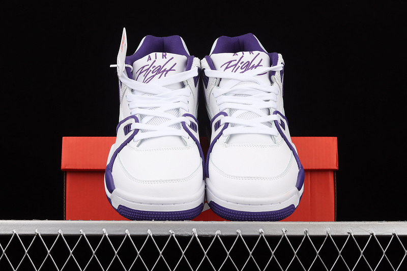 Air Flight 89 White/White/Court Purple 19