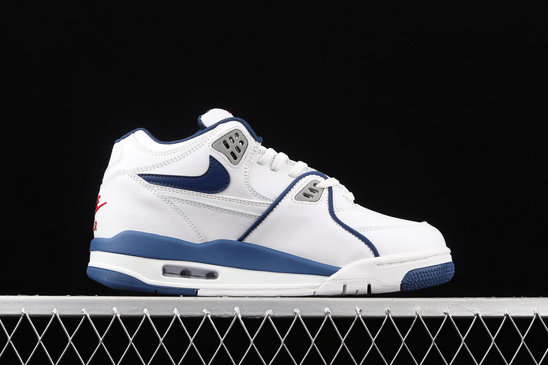 Air Flight 89 White/White/Dark Royal Blue 9