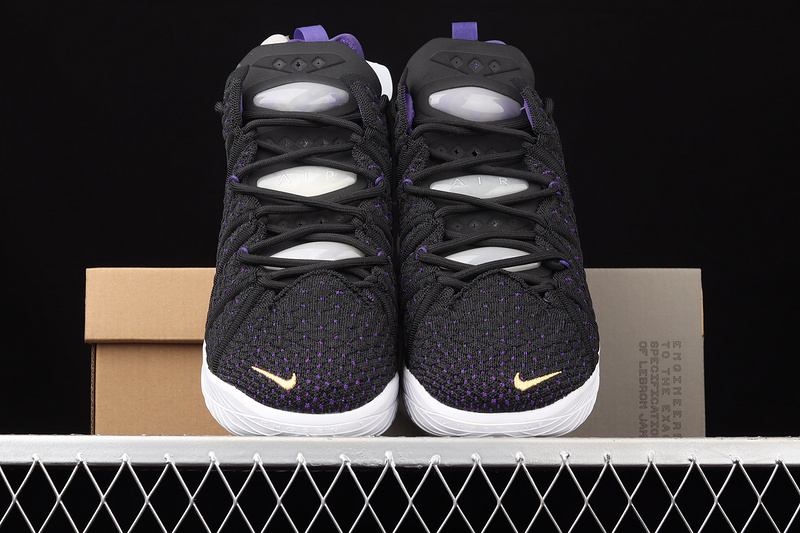 Lebron 18 Ep Lakers Black/Metallic Gold/Court Purple/White 15