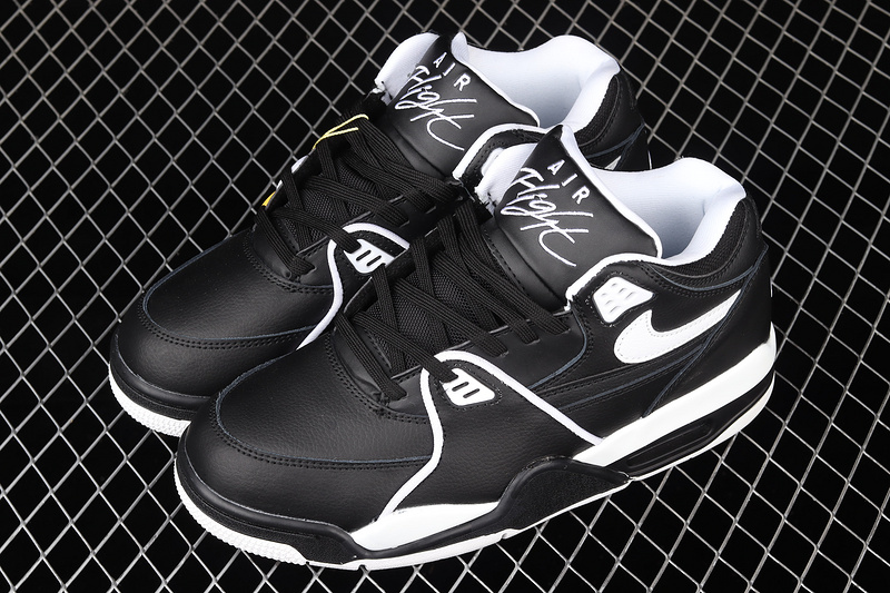 Air Flight 89 Gs Black/Black/White 25