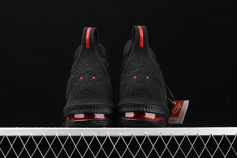 Lebron 16 Fresh Bred Black/University Red 3