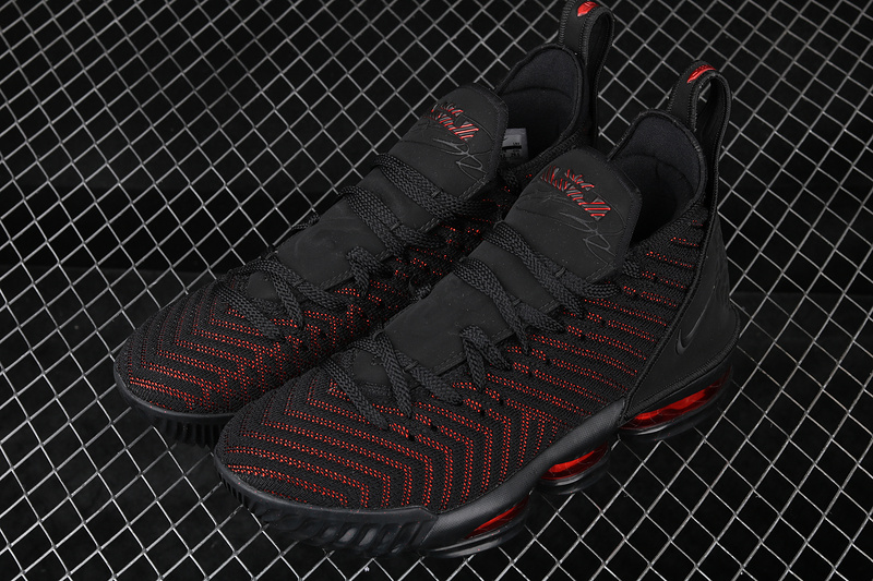 Lebron 16 Fresh Bred Black/University Red 31