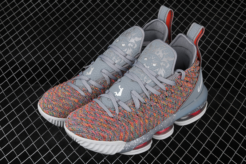 Lebron 16 Ep Light Grey/Multi-Color 13