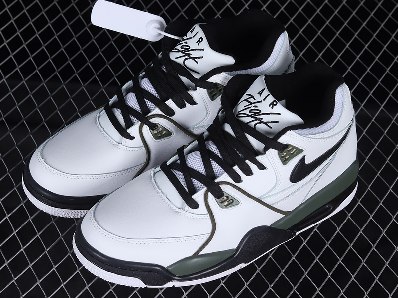 Air Flight 89 White/Black/Medium Olive 15