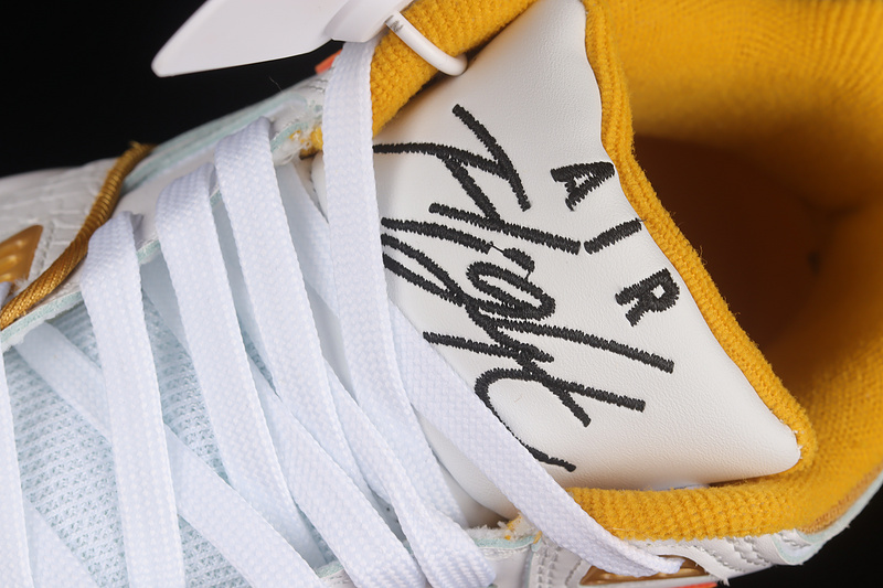 Air Flight 13 Mid White/White/Yellow 5