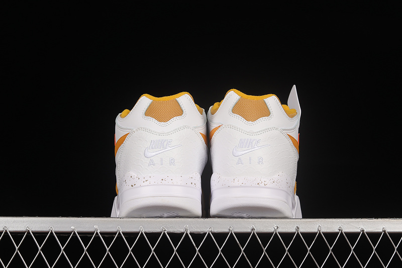 Air Flight 13 Mid White/White/Yellow 13