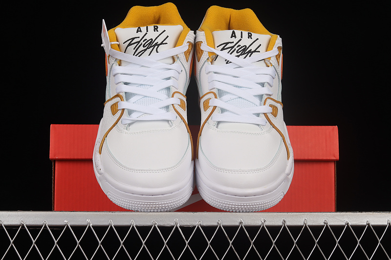 Air Flight 13 Mid White/White/Yellow 19