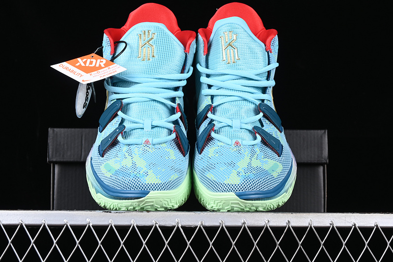 Kyrie 7 Preheat Special Fx Bleached Aqua/Metallic Gold/Green Abyss 19