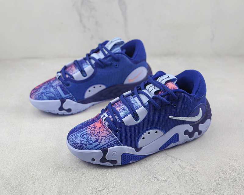 Pg 6 Ep Basketball Shoes Blue Paisley/Blue/Black 15