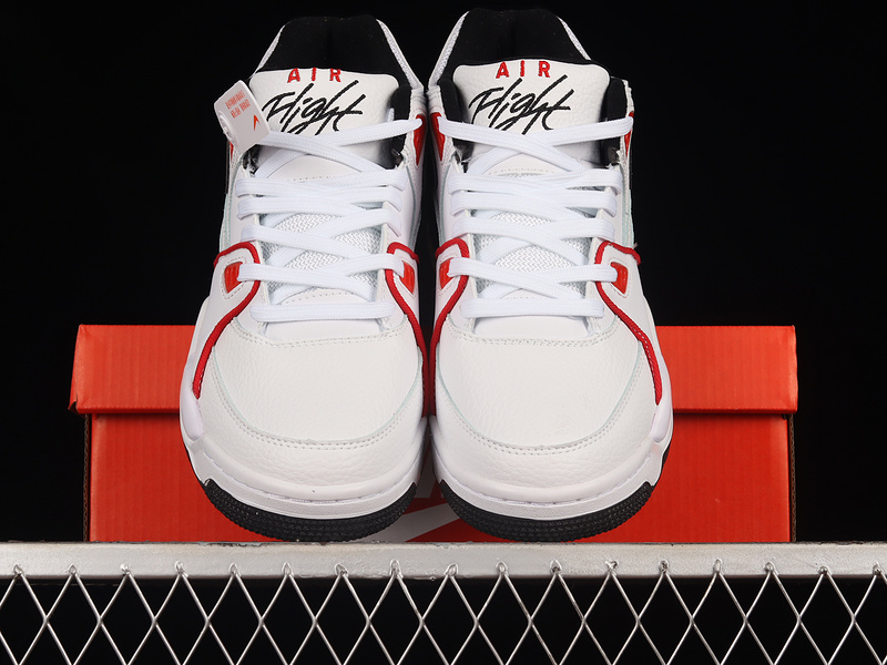 Air Flight 89 White/Black-White-University Red 15