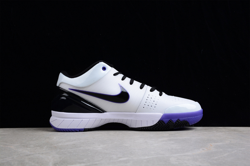 Zoom Kobe 4 Inline White/Black-Varsity Purple 3