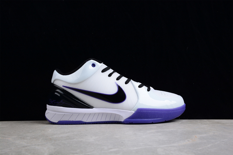 Zoom Kobe 4 Inline White/Black-Varsity Purple 21