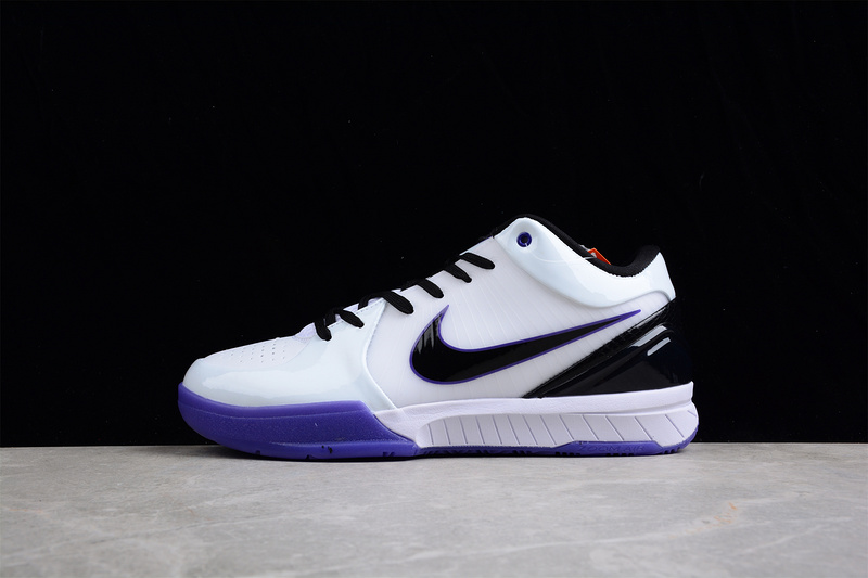 Zoom Kobe 4 Inline White/Black-Varsity Purple 23