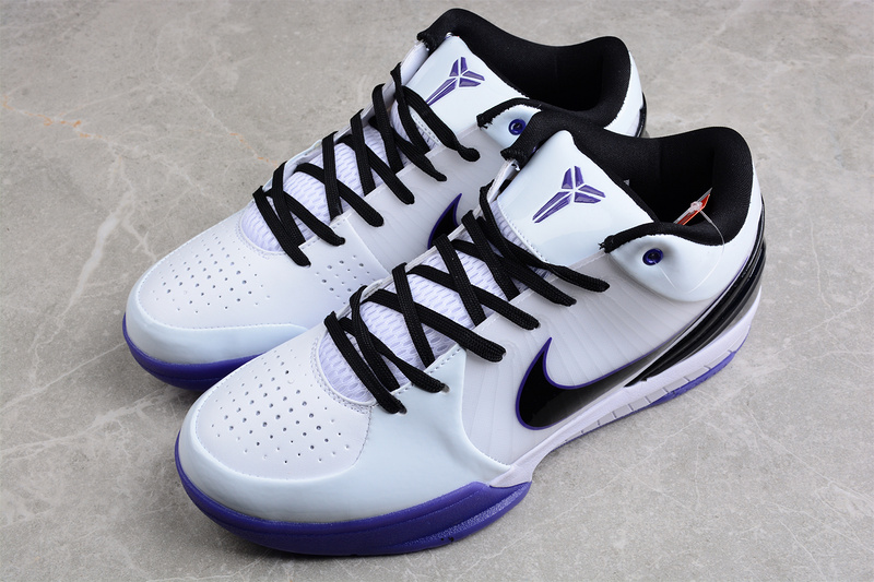 Zoom Kobe 4 Inline White/Black-Varsity Purple 37