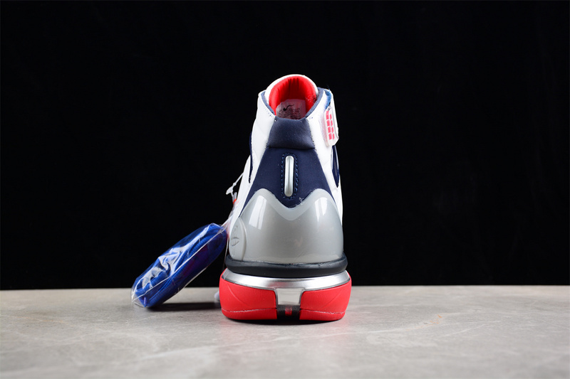 Air Zoom Huarache 2K4 White/Metallic Silver-Obsidian-Sport Red 3